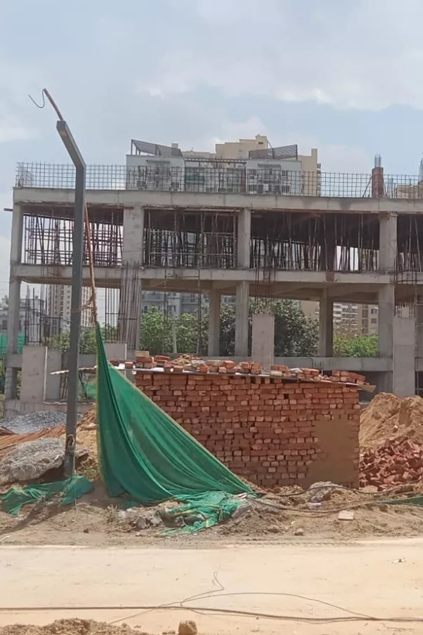 Construction progress at JMS Capital Square