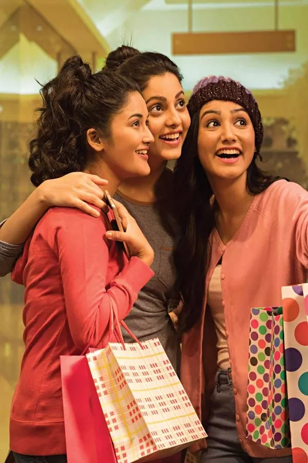 Customers enjoying retail shopping